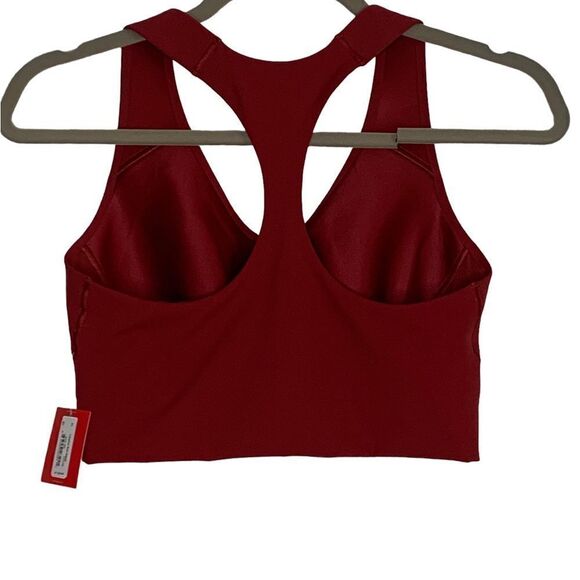 Spanx Red Longline Medium Impact Sports Bra| Size M - Picture 5 of 6
